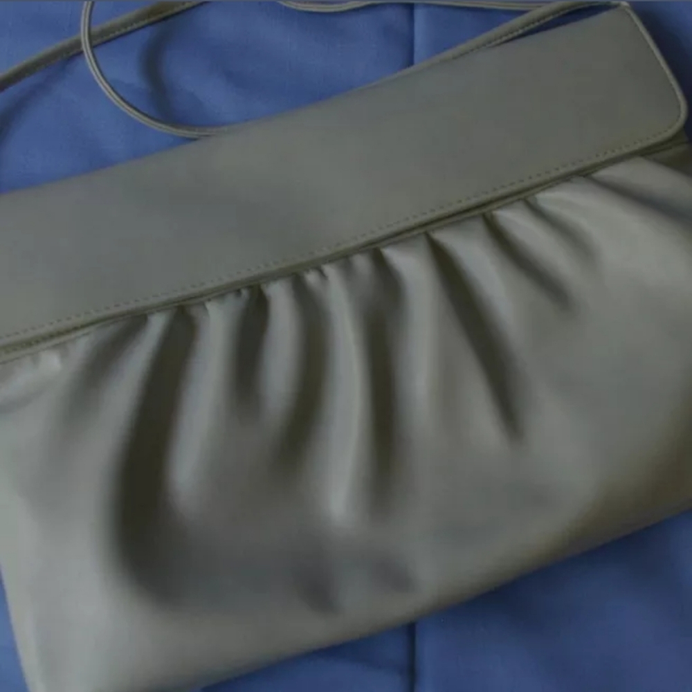 Cabrelli Purse Strap Grey Vintage 9" x 13" Canada